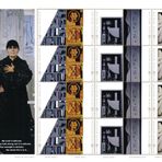 United States Postal Service Louise Nevelson pane 20 x 33 cent ABD Pulları Scott 3379-83