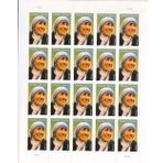 United States Postal Service Mother Teresa, Tam Çarşaf 20 x 44 Cent Pulları, ABD 2010, Scott 4475