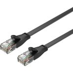 Unıtek Cat6 Patch Kablo 3mt Flat 1gbps, Siyah (C1811GBK) - 3 Metre