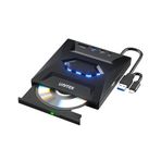 Unitek Harici DVD-RW USB-C/A + 5'i 1 Arada Dock (T1037A)
