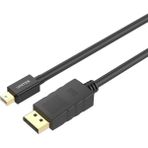 Unıtek Mını Dısplayport To Dısplayport Kablo 3Mt 4K&60Hz Y-C612bk