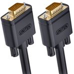 UNITEK VGA 5 m kablo, 1080P VGA/SVGA video monitörü, koaksiyel uzatma kablosu, HD 2 ferritli filtre/altın kaplama kontak/15 kutuplu HD fiş, projektörler, Hdtvler, ekranlar için uyumlu