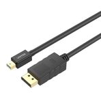 Unitek Y-C612BK 4K 3 mt MiniDP to DP Kablo