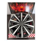 Universal 14"inç Ford Araçlarla Uyumlu Jant Kapağı 4'lü Takım Amblem Hediyeli