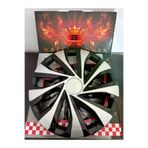 Universal 387393833 Renault Clio/symbol Uyumlu 15"inç Çift Renk Jant Kapağı 4'lü Takım Amblem Hediyeli