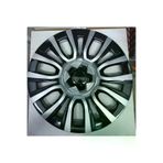 Universal 39372938922 15"inç Fiat Egea Uyumlu Çift Renk Jant Kapağı 4'lü Takım Amblem Hediyeli