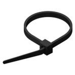 Universal 80x300 mm 100 Adet Siyah Kablo Bağı Plastik Cırt Kelepçe
