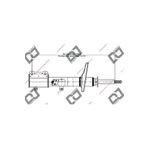 Universal AMORTISOR ARKA SAG TOYOTA COROLLA AE101 AE111 EE100 EE101 EE111 92-01