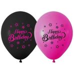 Universal BALON HAPPY BIRTHDAY PINK STAR 100 ADET