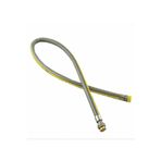 Universal Doğalgaz Bağlantı Hortumu Çelik Örgülü Flex Gaz Hortumu 125 Cm 1/2-1/2 Ts-en14800