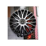 Universal Ford Courier Uyumlu 15"inç Çift Renk Jant Kapağı 4'lü Takım Amblem Hediyeli