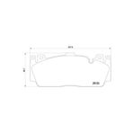 Universal Fren Balatası Ön M5 F10 Bmw 2011-16