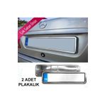 Universal Hummer Krom Plakalık Nikel Plaka Altı Ön-Arka
