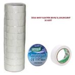 Universal Izole Bant Elektrik Beyaz 0,13X19X10MT (10 Adet)