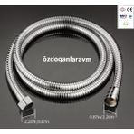 Üniversal Krom Duş Banyo Spirali Hortumu 150 cm
