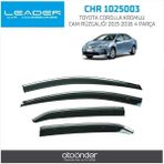 Universal Kromlu Cam Rüzgarlığı Toyota Corolla 2013-2018 (4 Parça)