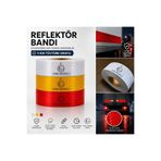 Universal Petekli Reflektör Reflektif Bant (SARI 1 METRE)