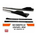 Üniversal Piano Black Kulaklı Flaplı Marşpiyel Lipi Bıçağı Beyaz