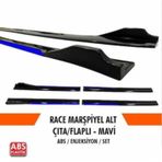 Üniversal Piano Black Kulaklı Flaplı Marşpiyel Lipi Bıçağı Mavi