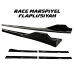 Üniversal Piano Black Kulaklı Flaplı Marşpiyel Lipi Bıçağı Siyah