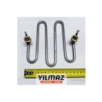 Universal Semaver & Çay Makinesi Rezistans (ısıtıcı) - Zikzak, 2000w, 15cm, Krom