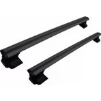 Universal TrophyBars Kilitlenebilir (120 cm) Siyah Ara Atkı - Volkswagen Golf 7 (2013 Sonrası) (Sunroof'suz) Hatchback ile Uyumlu
