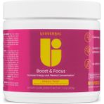 Universal U Boost & Focus Powder Energy And Cognitive B12 Niacin Choline L-Tyrosine Huperzine Beta Alanin Citrulline - 30 SERVİS