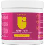 Universal U Boost & Focus Powder Energy And Cognitive B12 Niacin Choline L-Tyrosine Huperzine Beta Alanin Citrulline - Aromasız