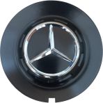 Universal Yıldız Desenli Maybach Jant Uyumlu Siyah Jant Göbeği 145X130 Mm. Geçmeli (1 Adet)