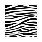 Universal Zebra Desen Sticker Araba Oto Arma Duvar Sticker Ev Dekoratif Çıkartma 15 cm - Renkli - 15 x 15 cm