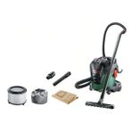Universalvac 15 Islak ve Kuru Toz Emme Makinesi, 1000 Watt, Kutuda, Siyah