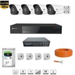 Unıvıew 2 Mp Ip Kamera 4 Kameralı Full Hd Set