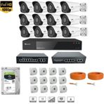 Unıvıew 4 Mp Ip Kamera 12 Kameralı Full Hd Set