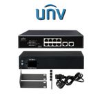 Uniview NSW2010-10T-POE-S-IN 8 Port 10/100 Poe 2 Port 10/100 Ethernet 96W Poe Yönetilemez Switch