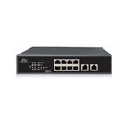 Uniview NSW2010-10T-POE-S-IN 8 Port PoE Network Switch, 2 Port Ethernet, 96W Güç, Yönetilemez, Rack Mount Aparatı Dahil