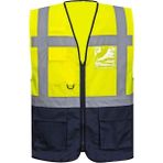 Uniwest Sarı Lacivert Mühendis Yeleği