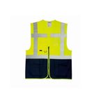 Uniwest UW-211 Sarı Lacivert Yönetici Yeleği