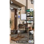 Uniywell 4g + Wi-Fi + Ethernet Akıllı Alarm Sistemi - 90 Db Dahili Sirenli, Ip Kamera (Onvıf) ve 8 Bölge Kablolu Aksesuar Destekli Güvenlik Seti 1 Yıl Alarm Çağrı Merkezi Hizmeti + Akü Hediye