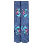 Unlimited Legwear Hayal Gücü Merkezi Derneği Çocukarın Çizimlerinden Balık Desenli Mavi Erkek Çorabı - 40 - 45 - Lacivert