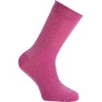 Unlimited Legwear Pembe Simli Ince Soket Çorap - Standart