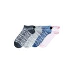 UNLIMITED LEGWEAR Ponponlu Geçiş Desenli Patik Kadın Çorabı 4lü Set