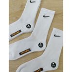 Ünlü Tenis Spor Coton Dikişsiz Komple Havlu 3 Çift - 41 - 44 - Beyaz
