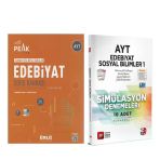 Ünlü Yayıncılık Ayt Edebiyat Best Peak Soru Ve 3D Edebiyat Sosyal Bilimler 1 Simülasyon Denemeleri Seti 2 Kitap
