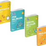 Ünlü Yayınları 5.Sınıf Bil Bang Matematik Fen Sosyal Ve İngilizce Soru Bankası Seti 4 Kitap