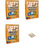 Ünlüler Karması Lgs 8. Sınıf Jett Inkılap Din ve Ingilizce Fasikülleri 3lü Set + Telefon Tutucu