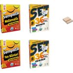 Ünlüler Karması Lgs 8. Sınıf Matematik ve Fen Sempatik Soru Bankası ve Haftalık Kazanım Denemeleri 4lü Set + Telefon Tutucu