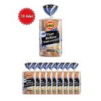 Uno %100 Tam Buğday Tava Ekmeği Kavılca Buğdaylı x 10 Paket – Doğal Lif Kaynağı, Yumuşak ve Doyurucu Lezzet
