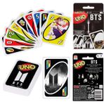 Uno-Bts Mattel Oyunları Orijinal Kart Oyunu Aile Toplantısı Masa Oyunları Çok Oyunculu Katılımlı Poker Kartları 112-KART Destesi Oyuncak Hediye (Yurt Dışından)