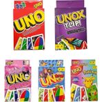 Uno + Unox Tlip + Kuromi Uno + Pokemon Uno + Brawl Stars Uno Oyun Kartları - 5 Li Set - Kırmızı - Sarı