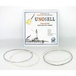Unosell 3 Takım Kısa Sap 0.18 mm Elektro Saz Bağlama Teli - Şeffaf